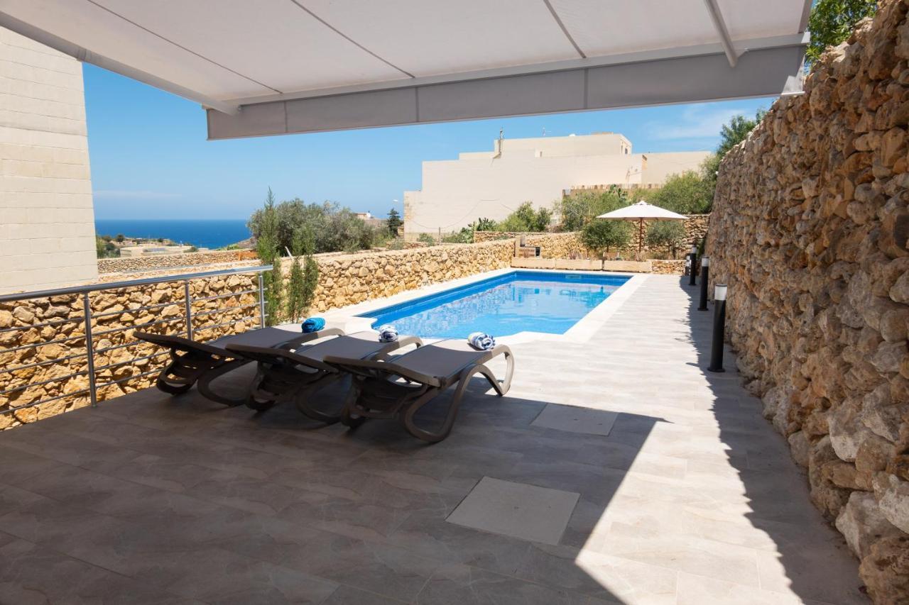 Si-Ku Holiday Home With Private Pool And Hot Tub Xagħra Exterior foto